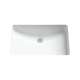 20-7/8-in Undermount Bathroom Sink with Overflow and SanaGloss in Cotton