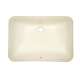 20-7/8-in Undermount Bathroom Sink with Overflow and SanaGloss in Sedona Beige