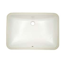 21-1/4-in Undermount Bathroom Sink with Overflow and SanaGloss Ceramic Glaze