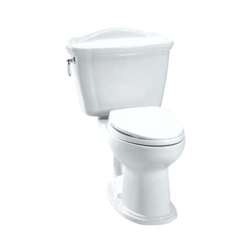 Two Piece Elongated 1.28 GPF Toilet with E-Max Flush System - Seat Not Included