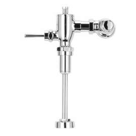 Polished Chrome 0.5 GPF Non-Hold Open High Efficiency Urinal Flushometer with Valve, Right/Left Rough, 3/4-in Vacuum Brekaer, and 3/4-in Angle Stop Set