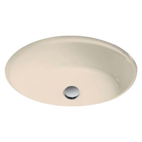 18-3/4-in Undermount Bathroom Sink with Overflow in Bone