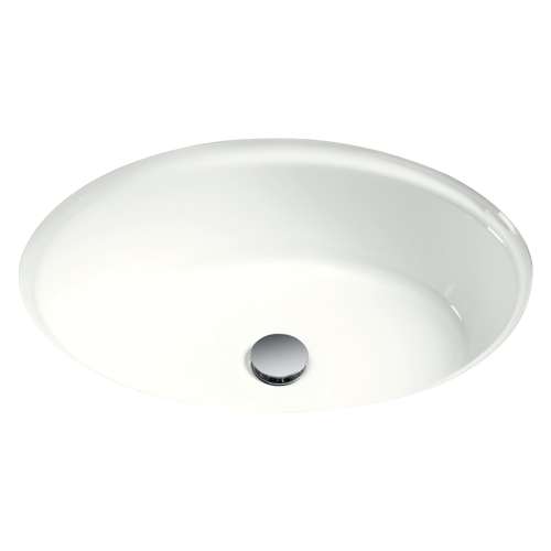 18-3/4-in Undermount Bathroom Sink with Overflow in Colonial White