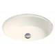 18-3/4-in Undermount Bathroom Sink with Overflow in Sedona Beige