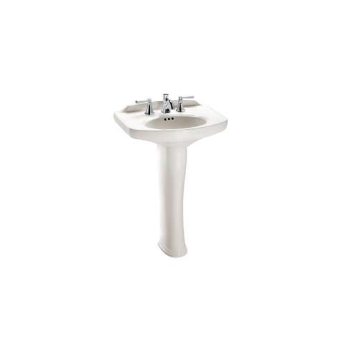 Dartmouth 18-in Vitreous China Centerset Oval Pedestal Lavatory