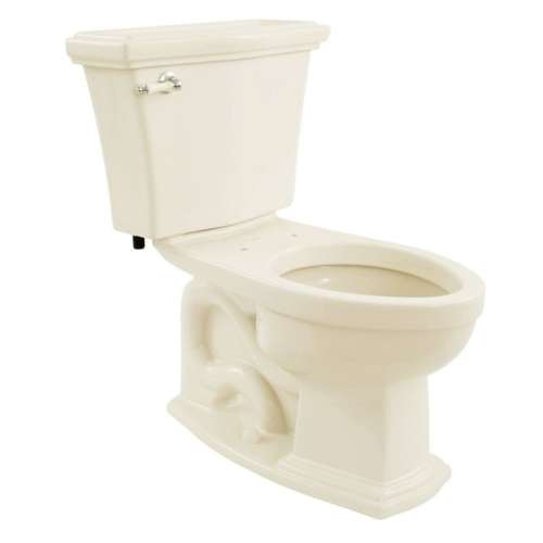 Two Piece Elongated 1.28 GPF Toilet with E-Max Flush System - Seat Not Included in Sedona Beige