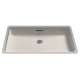 20-1/2-in Undermount Bathroom Sink with Overflow and SanaGloss Ceramic Glaze in Sedona Beige