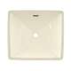 19-in Undermount Bathroom Sink with Overflow and SanaGloss in Sedona Beige