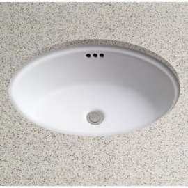 17-1/4-in Undermount Bathroom Sink with Overflow