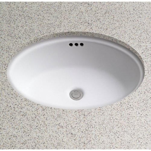 17-1/4-in Undermount Bathroom Sink with Overflow