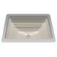 18-1/2-in Undermount Bathroom Sink with Overflow in Sedona Beige