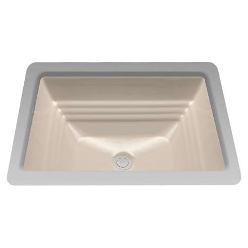 18-1/2-in Undermount Bathroom Sink with Overflow in Bone