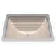 18-1/2-in Undermount Bathroom Sink with Overflow in Bone
