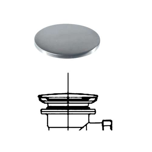 Cover Stopper for THU5I60 Drain in Polished Chrome