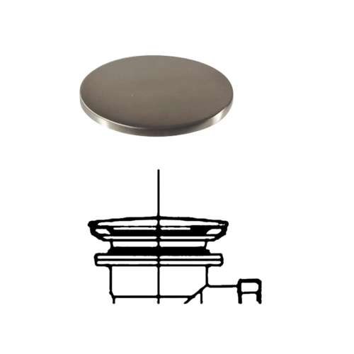 Cover Stopper for THU5I60 Drain in Brushed Nickel
