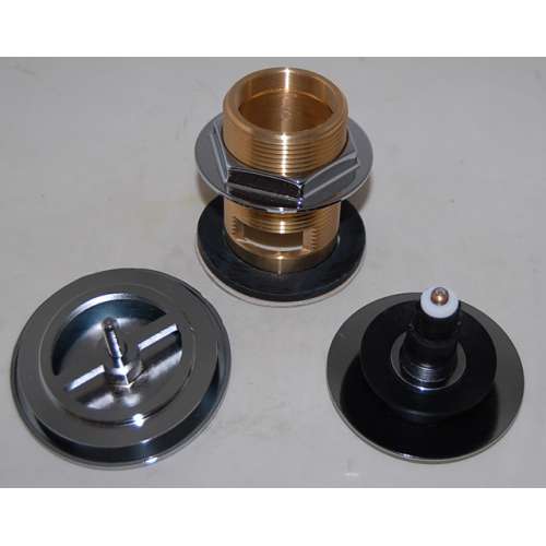 Brass Drain and Of For Abf in Polished Chrome