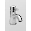 Bathroom Faucet with Lever Handle in Polished Nickel