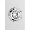 TS220C#BN Vivian Volume Control Trim with Cross Handle in Brushed Nickel