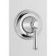 Two-Way Diverter Trim with Shut-Off and Lever Handle in Brushed Nickel