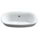 19-1/2-in Drop In Bathroom Sink with Overflow and SanaGloss Ceramic Glaze in Cotton