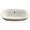 19-1/2-in Drop In Bathroom Sink with Overflow and SanaGloss Ceramic Glaze in Sedona Beige