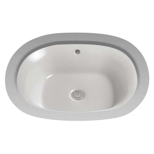 17-5/8-in Undermount Bathroom Sink with Overflow and SanaGloss Ceramic Glaze