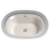 17-5/8-in Undermount Bathroom Sink with Overflow and SanaGloss Ceramic Glaze in Sedona Beige