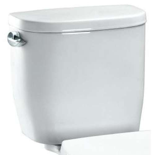 1.28 GPF Tank for Two-Piece Round Toilet - Without Bowl in Cotton