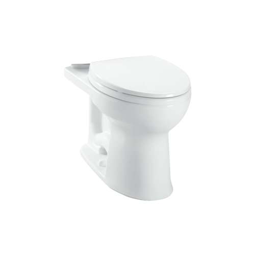 Elongated Toilet Bowl with SanaGloss Ceramic Glaze - Seat Not Included