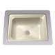 18-5/8-in Undermount Bathroom Sink with Overflow and SanaGloss Ceramic Glaze in Bone