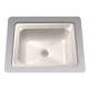 18-5/8-in Undermount Bathroom Sink with Overflow and SanaGloss Ceramic Glaze in Sedona Beige