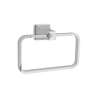 Rectangular Towel Ring in Polished Chrome