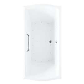 Clayton Acrylic 72-In X 36-In Airbath With Center Drain