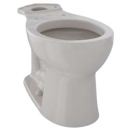 Universal Height Round Toilet Bowl in Sedona Beige