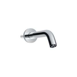 Wall-Mount Electronic Bathroom Faucet with 10s Controller and Mixing Valve in Polished Chrome, 1 GPM