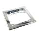 Exposed-Type Surface Mount Frame for Toilet and Urinal 1.0 GPF Flushometers in Chrome