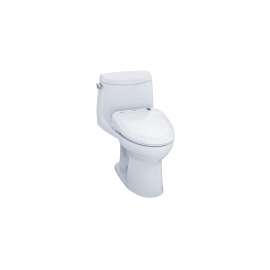 1.0 GPF One-Piece Elongated Bowl with Single Flush and Washlet+ S300e Washlet in Cotton