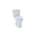 1.0 GPF Two-Piece Round Toilet with Single Flush and CeFiONtect Ceramic Glaze in Cotton