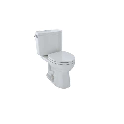 Drake II Round Tornado 1.28-GPF 2 Piece Toilet, Less Seat