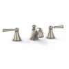 Widespread Lavatory Faucet with Lever Handles in Brushed Nickel