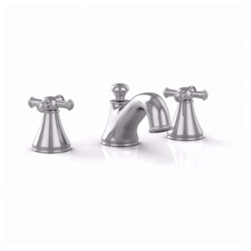 Vivian TL220DD12#CP Widespread Lavatory Faucet with Cross Handles in Polished Chrome