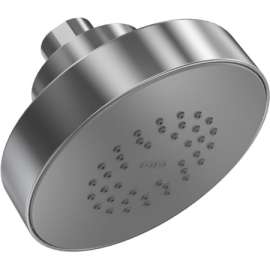 Single Function Rain Shower Head in Polished Chrome, 1.75 GPM