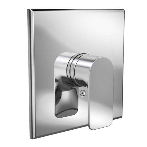 Pressure Balance Shower Trim in Polished Chrome, Square