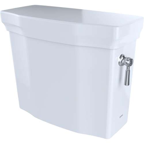 1.0 GPF Single Flush Toilet Tank with Right Hand Trip Lever in Cotton