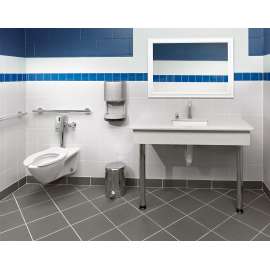 Commercial Wall-Hung Elongated Ultra-High Efficiency Toilet Bowl in Cotton