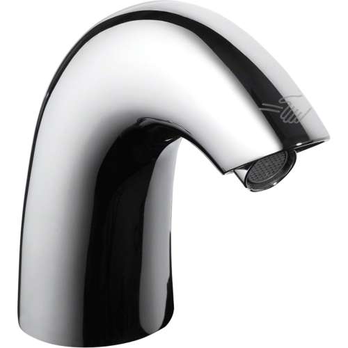 Deck-Mounted Fixed 0.35-GPM Single Hole Bathroom Sink Faucet