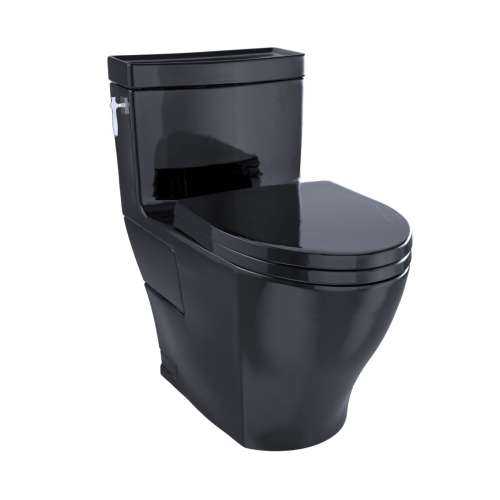 MS626124CEF#51 Aimes 1.28 GPF One-Piece Elongated Toilet Bowl in Ebony
