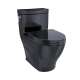 MS626124CEF#51 Aimes 1.28 GPF One-Piece Elongated Toilet Bowl in Ebony
