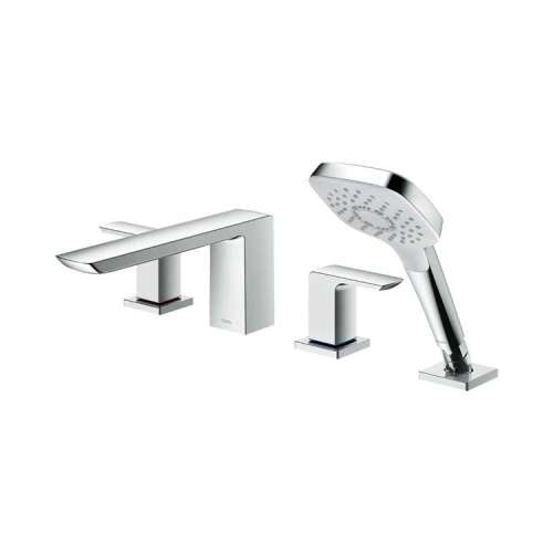GR TBG02202U#CP Four-Hole Roman Tub Filler Trim in Polished Chrome