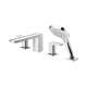 GR TBG02202U#CP Four-Hole Roman Tub Filler Trim in Polished Chrome